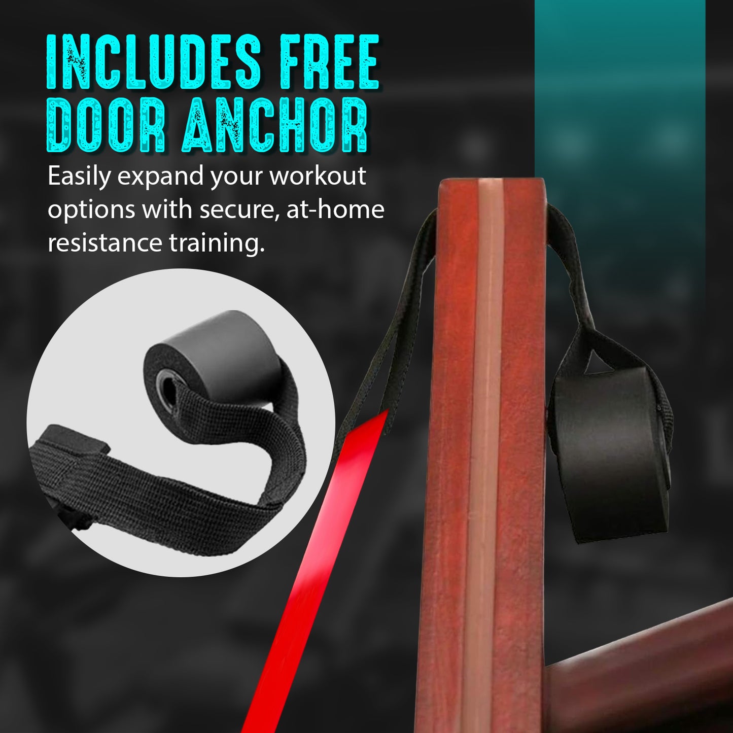 Full Body Resistance Band Set (With Door Anchor)